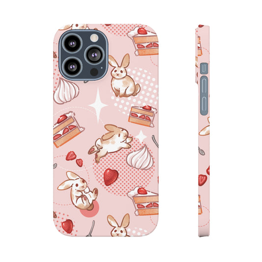 strawbunny shortcake (slim phone cases)