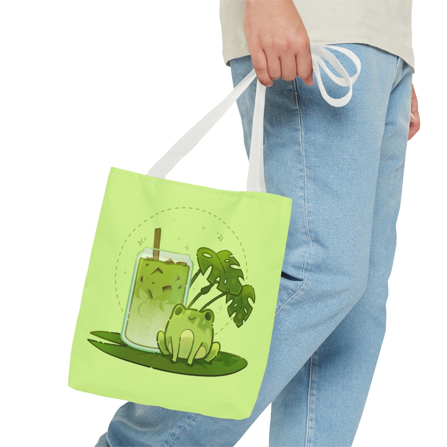 matcha frog (tote)